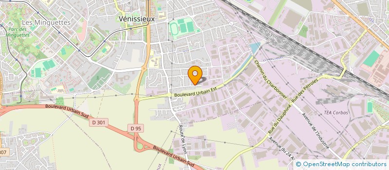 localisation de l'entreprise MADAME IMEN CHIKH  VENISSIEUX