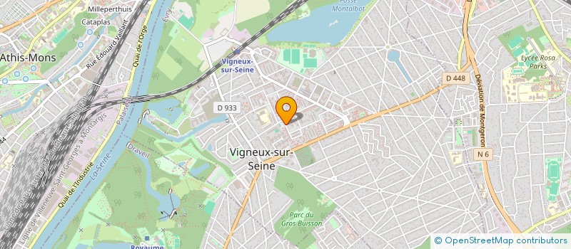 localisation de l'entreprise MADAME IMEN DAMDOUM  VIGNEUX-SUR-SEINE