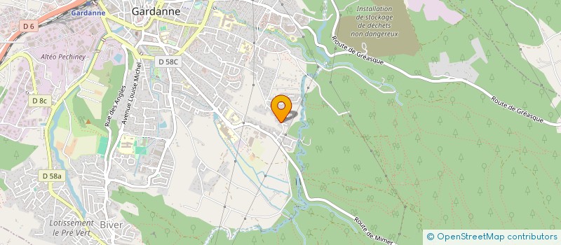 localisation de l'entreprise MADAME IMEN DJELASSI à GARDANNE