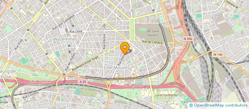 localisation de l'entreprise MADAME IMEN FERKAN à LILLE