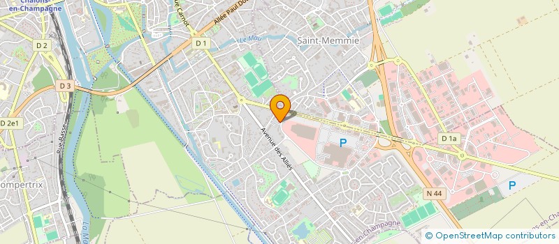 localisation de l'entreprise MADAME IMEN HAKIRI à CHALONS-EN-CHAMPAGNE