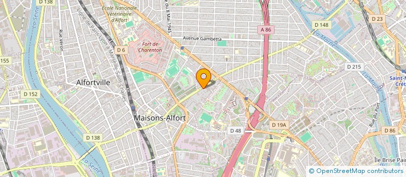 localisation de l'entreprise MADAME IMEN IBNAICHE à MAISONS-ALFORT