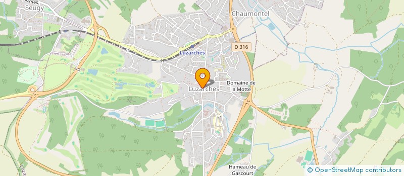 localisation de l'entreprise MADAME IMEN JEBABLI  LUZARCHES