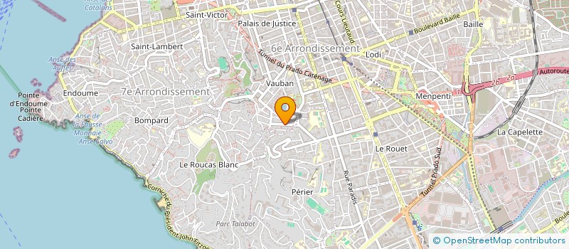 localisation de l'entreprise MADAME IMEN LANDOULSI  MARSEILLE