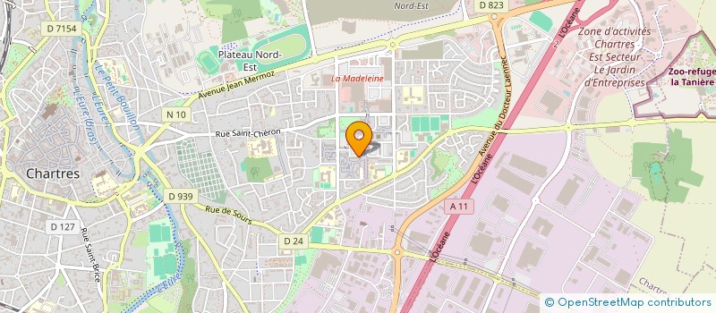 localisation de l'entreprise MADAME IMEN MABROUK à CHARTRES