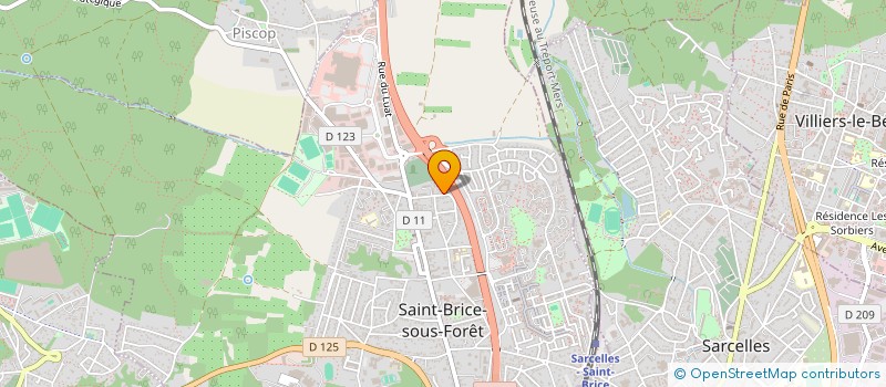 localisation de l'entreprise MADAME IMEN MZIOU  SAINT-BRICE-SOUS-FORET