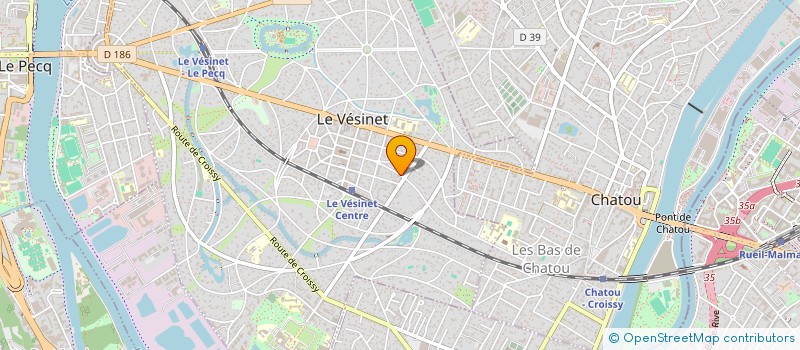 localisation de l'entreprise MADAME IMEN OMRI  LE VESINET