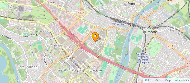 localisation de l'entreprise MADAME IMEN ORUNCAK à PONTOISE