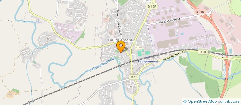 localisation de l'entreprise MADAME IMEN ZAGHDOUD  FAULQUEMONT