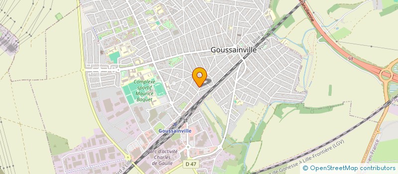 localisation de l'entreprise MADAME IMENE AIN SEBAA  GOUSSAINVILLE