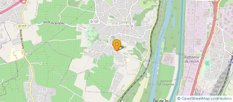 localisation de l'entreprise MADAME IMENE ALLAOUA  IRIGNY