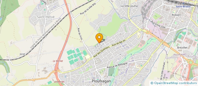 localisation de l'entreprise MADAME IMENE AZAMI-HASSANI à PLOUFRAGAN