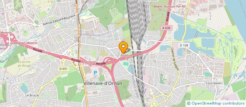 localisation de l'entreprise MADAME IMENE BEAUCOURT  TALENCE