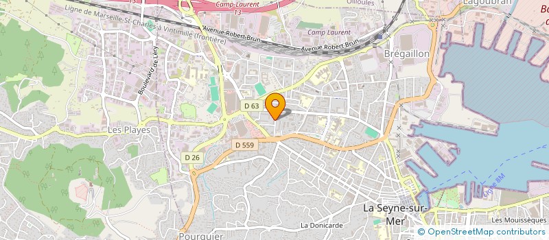 localisation de l'entreprise MADAME IMENE BEN AOUF  LA SEYNE-SUR-MER