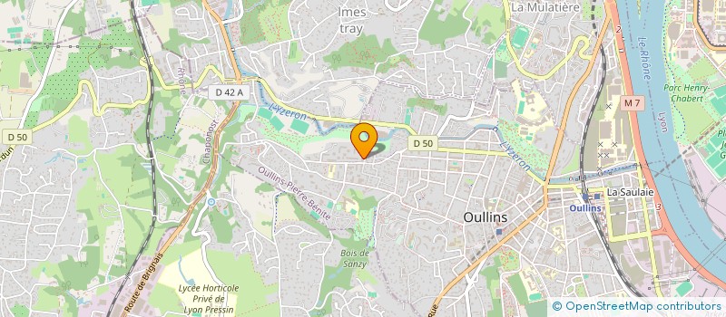 localisation de l'entreprise MADAME IMENE BEN CHEKAYA  OULLINS-PIERRE-BENITE