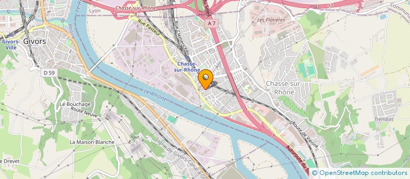 localisation de l'entreprise MADAME IMENE BEN HAFSIA  CHASSE-SUR-RHONE