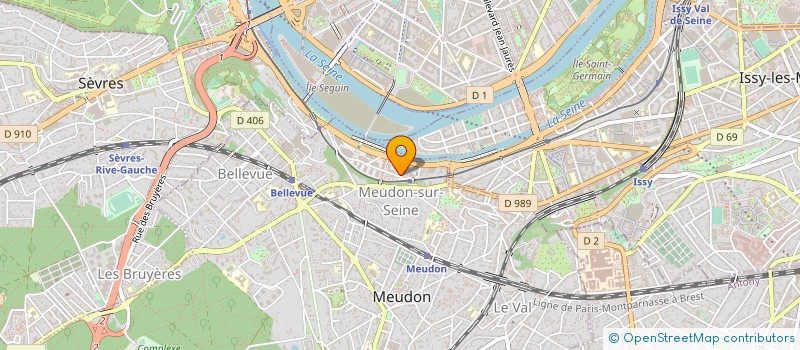 localisation de l'entreprise MADAME IMENE BENABDELKRIM à MEUDON