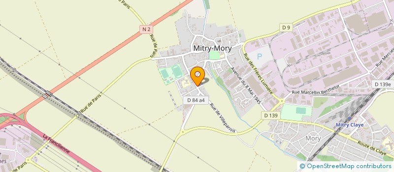 localisation de l'entreprise MADAME IMENE BENMAHAMMED  MITRY-MORY