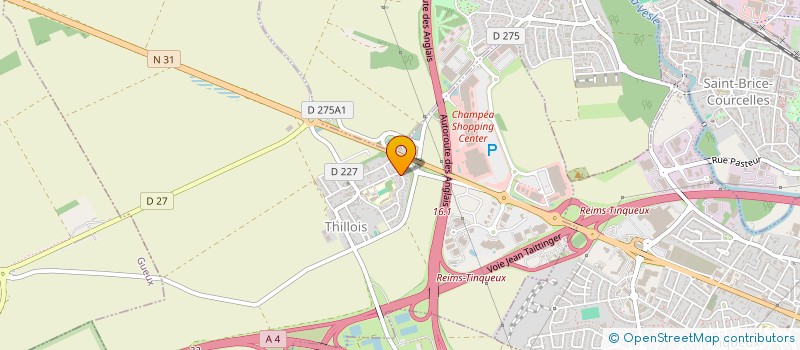 localisation de l'entreprise MADAME IMENE BENREZZOUG  THILLOIS