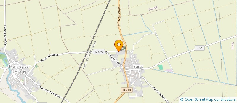 localisation de l'entreprise MADAME IMENE DELLAL  VOLVIC