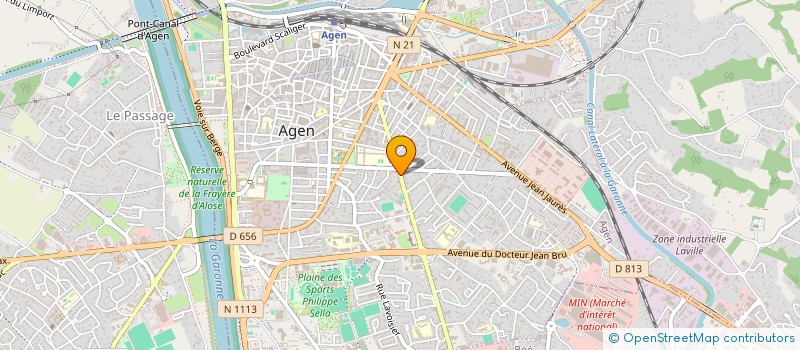 localisation de l'entreprise MADAME IMENE DJAHRA à AGEN