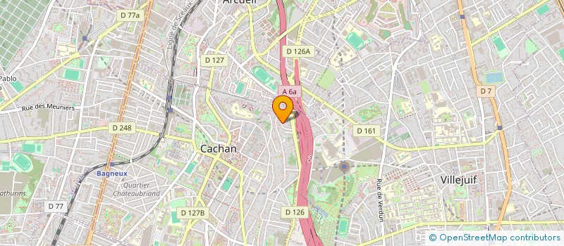 localisation de l'entreprise MADAME IMENE EL GHAZOUANI à CACHAN