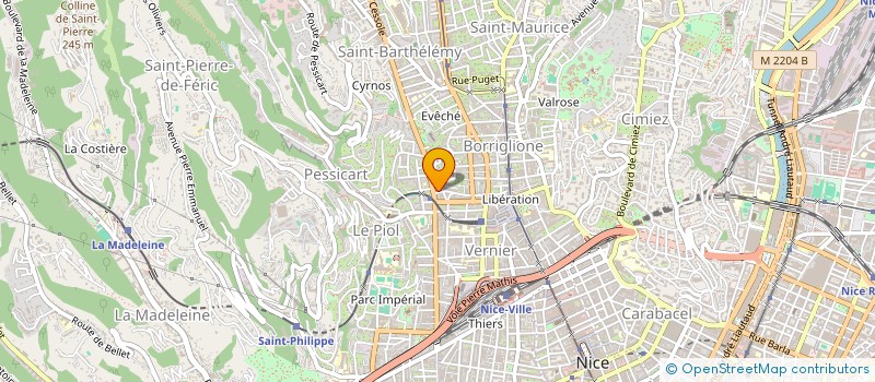 localisation de l'entreprise MADAME IMENE EL KEBIR à NICE