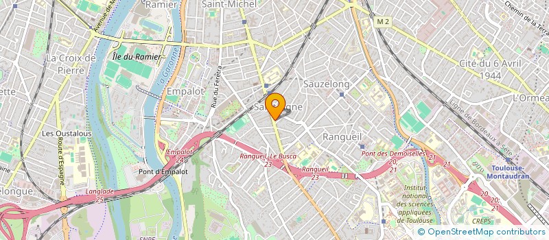 localisation de l'entreprise MADAME IMENE FODIL CHERIF  TOULOUSE