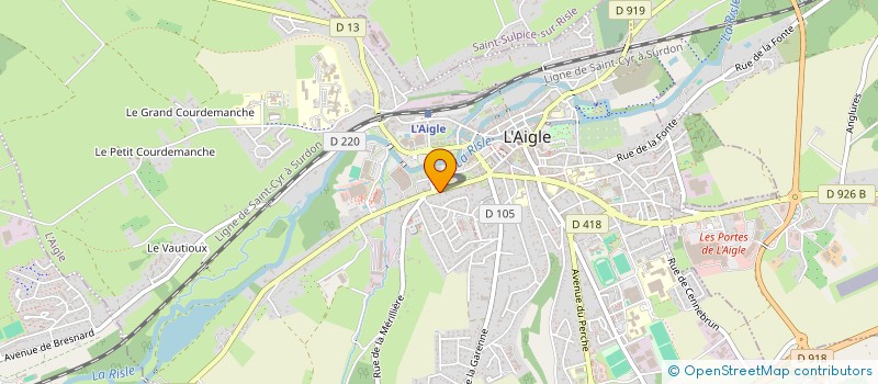 localisation de l'entreprise MADAME IMENE KHAMMARI à L'AIGLE