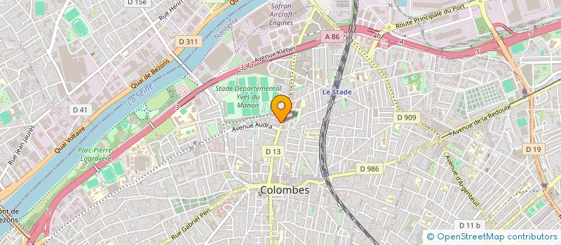localisation de l'entreprise MADAME IMENE MERABTENE à COLOMBES
