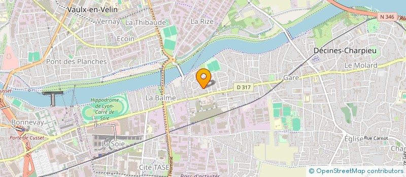 localisation de l'entreprise MADAME IMENE MESSAOUDI  DECINES-CHARPIEU