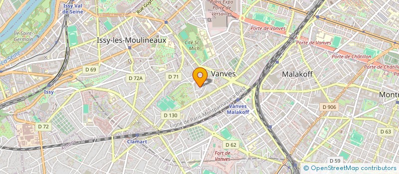 localisation de l'entreprise MADAME IMENE RHIMI  VANVES