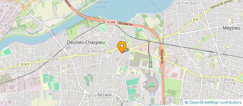 localisation de l'entreprise MADAME IMENE SETIFI  DECINES-CHARPIEU