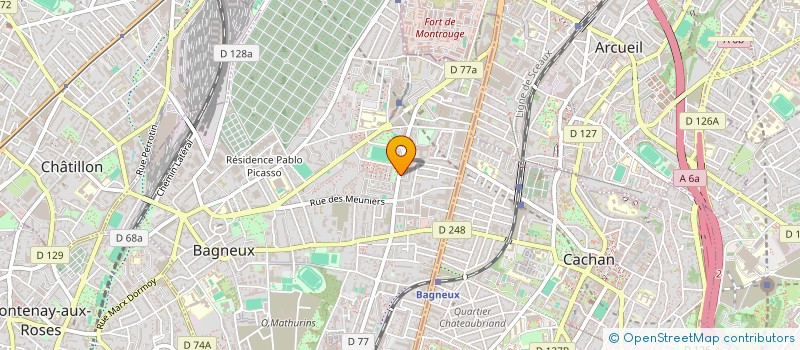 localisation de l'entreprise MADAME IMENE ZAIRI à BAGNEUX