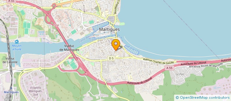 localisation de l'entreprise MADAME IMENE ZAOUI à MARTIGUES