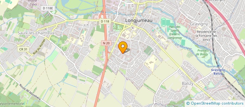 localisation de l'entreprise MADAME IMENE ZEROUAL à LONGJUMEAU