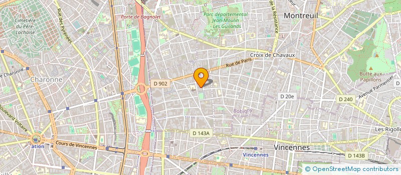 localisation de l'entreprise MADAME IMMA SIERRA à MONTREUIL