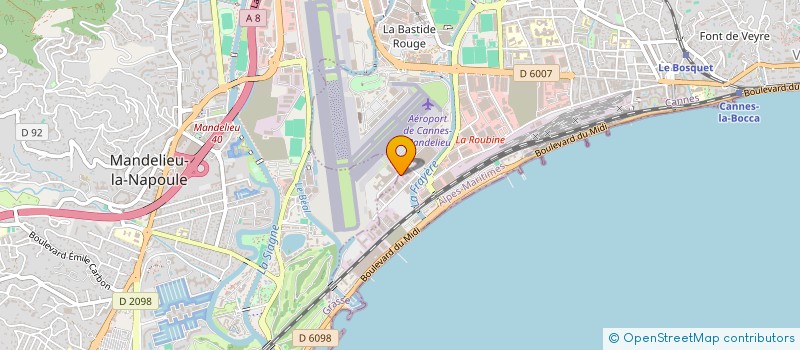 localisation de l'entreprise MADAME IMMACULADA CANO FERNANDEZ à CANNES