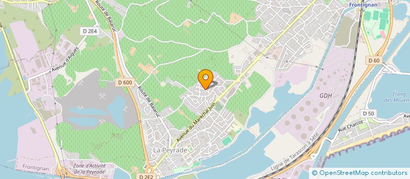 localisation de l'entreprise MADAME IMMACULADA DIEZ à FRONTIGNAN