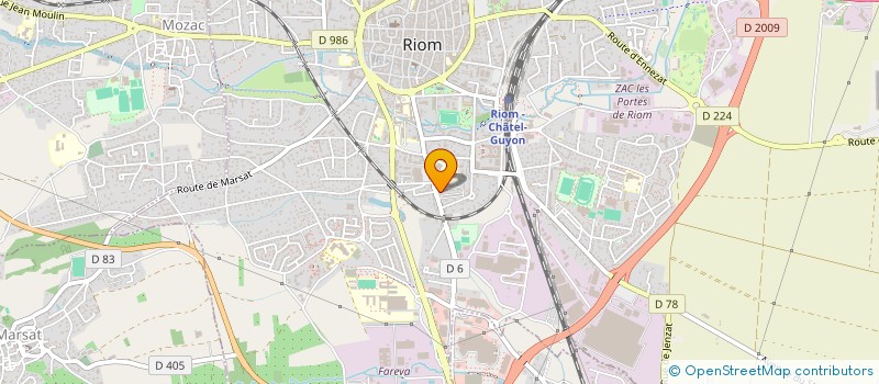 localisation de l'entreprise MADAME IMMACULADA ESHONO  RIOM