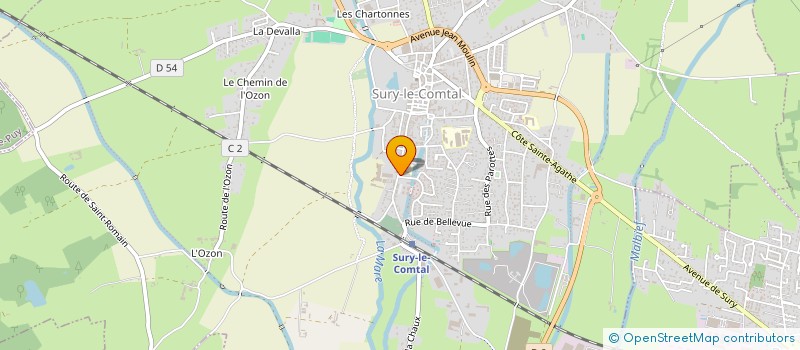 localisation de l'entreprise MADAME IMMAHAN KACAR à SURY-LE-COMTAL