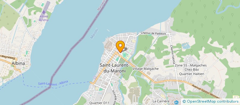 localisation de l'entreprise MADAME INA APIMANI à SAINT LAURENT DU MARONI