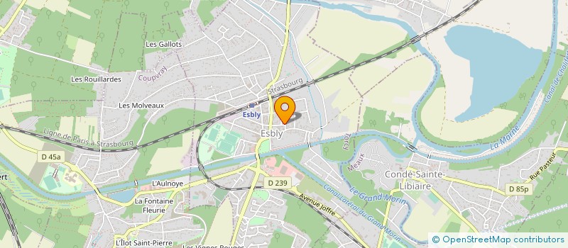 localisation de l'entreprise MADAME INA CHITIC à ESBLY