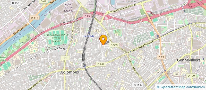 localisation de l'entreprise MADAME INA OUATTARA à COLOMBES