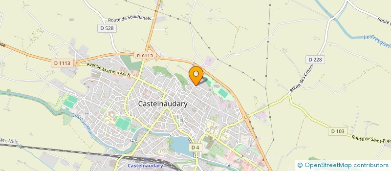 localisation de l'entreprise MADAME INA STEFANOVA  CASTELNAUDARY