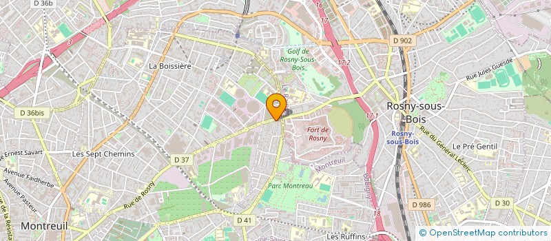 localisation de l'entreprise MADAME INAISE INAISE MBUKA à MONTREUIL