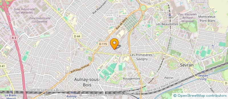 localisation de l'entreprise MADAME INAS ABDOUL  AULNAY-SOUS-BOIS