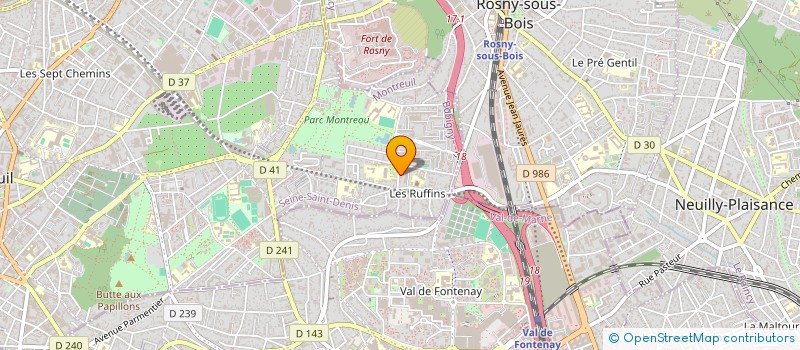 localisation de l'entreprise MADAME INAS AL NASRI à MONTREUIL