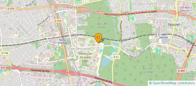 localisation de l'entreprise MADAME INAS BELDJOUDI à CHAMPS-SUR-MARNE