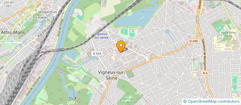 localisation de l'entreprise MADAME INAS MEKAYSSI à VIGNEUX-SUR-SEINE